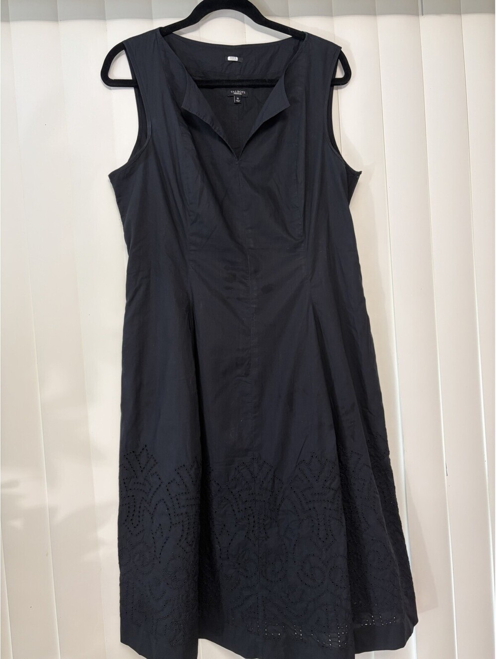 Tabols Black Embroidery Cotton Women’s Dress 10